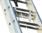 Escalera fibra peldaño aluminio V2F / altura de apoyo 6,30 m.